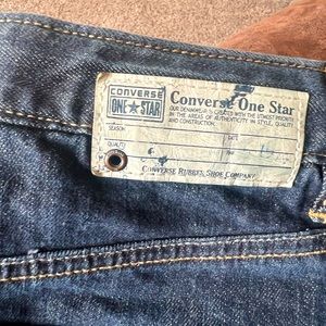 Size 4 Converse One Star denim skirt